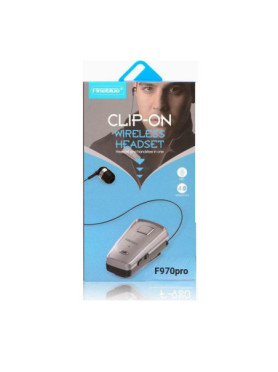 Fineblue F970 Pro In-ear Bluetooth Handsfree Ακουστικό Πέτου Λευκό