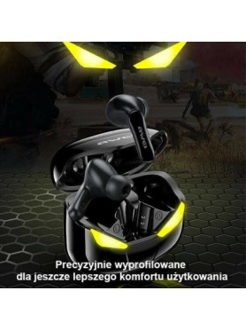 Awei T35 In-ear Bluetooth Handsfree Ακουστικά με Αντοχή στον Ιδρώτα και Θήκη Φόρτισης Μαύρα