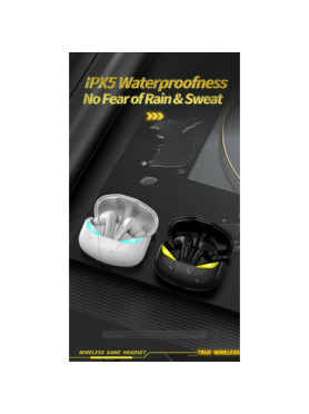 Awei T35 In-ear Bluetooth Handsfree Ακουστικά με Αντοχή στον Ιδρώτα και Θήκη Φόρτισης Μαύρα