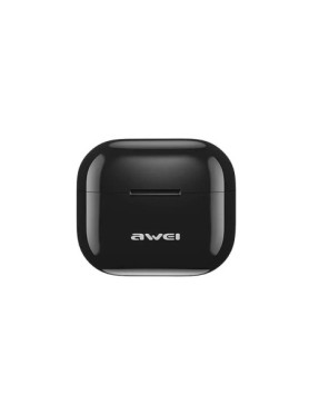 Awei T1 Pro In-ear Bluetooth Handsfree Ακουστικά με Αντοχή στον Ιδρώτα και Θήκη Φόρτισης Μαύρα