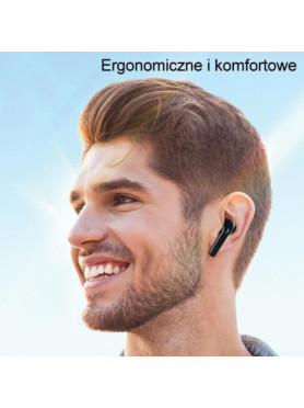 Awei T1 Pro In-ear Bluetooth Handsfree Ακουστικά με Αντοχή στον Ιδρώτα και Θήκη Φόρτισης Black / Green