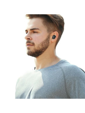 Awei T13 Pro In-ear Bluetooth Handsfree Ακουστικά με Αντοχή στον Ιδρώτα και Θήκη Φόρτισης Μαύρα