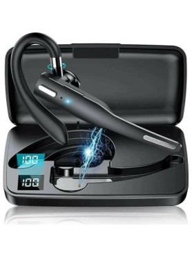 ΥΥΚ525 In-ear Bluetooth Handsfree Ακουστικό με Θήκη Φόρτισης Μαύρο