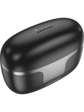 Hoco EQ10 In-ear Bluetooth Handsfree Ακουστικά με Θήκη Φόρτισης Μαύρα
