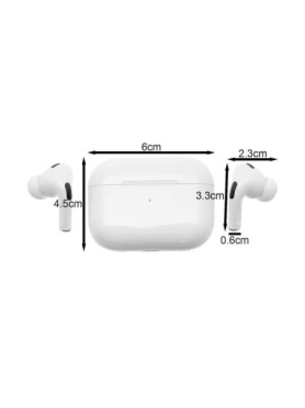 Pavareal APro 5 Plus In-ear Bluetooth Handsfree Ακουστικά με Θήκη Φόρτισης Λευκά