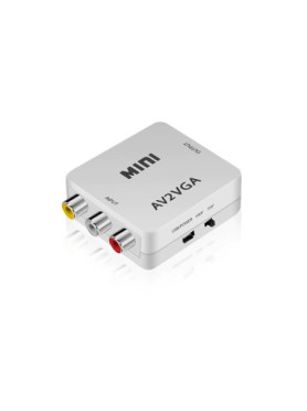 Aoweixun Aoweixun VGA2AV Μετατροπέας VGA female σε RCA female Λευκό