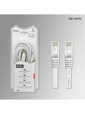 SGL U/UTP Καλώδιο Δικτύου Ethernet 5m Λευκό