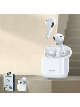 Remax TWS-10i Earbud Bluetooth Handsfree Ακουστικά με Αντοχή στον Ιδρώτα και Θήκη Φόρτισης Λευκά