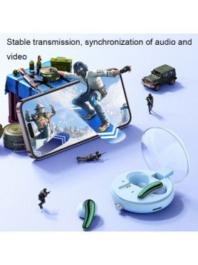 Remax Clearbuds C1 Bluetooth Handsfree Ακουστικά με Θήκη Φόρτισης Μπεζ