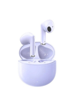Remax Cozybuds W3 Bluetooth Handsfree Ακουστικά με Θήκη Φόρτισης Μωβ