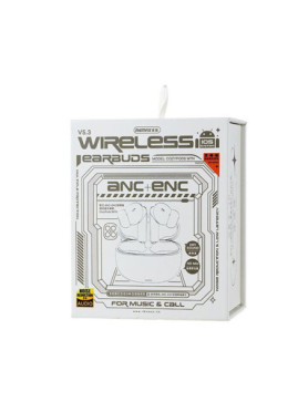 Remax CozyPods W7N In-ear Bluetooth Handsfree Ακουστικά με Θήκη Φόρτισης Λευκά