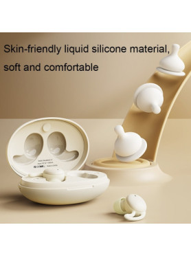 Remax SleepBuds Z2 Bluetooth Handsfree Ακουστικά με Θήκη Φόρτισης Μπεζ