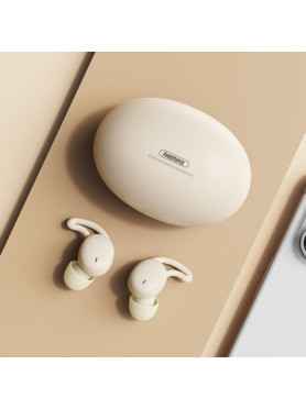 Remax SleepBuds Z2 Bluetooth Handsfree Ακουστικά με Θήκη Φόρτισης Μπεζ