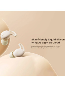 Remax SleepBuds Z2 Bluetooth Handsfree Ακουστικά με Θήκη Φόρτισης Μπεζ