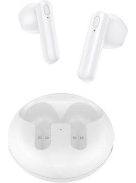 WK TWS V31 Earbud Bluetooth Handsfree Ακουστικά με Θήκη Φόρτισης Λευκά