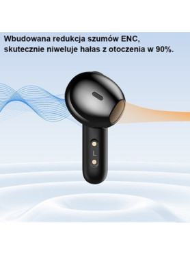 Awei T66 In-ear Bluetooth Handsfree Ακουστικά με Αντοχή στον Ιδρώτα και Θήκη Φόρτισης Μαύρα
