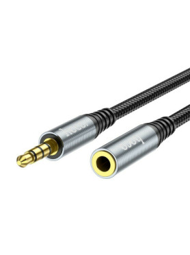 Hoco Καλώδιο 3.5mm male - 3.5mm female Μαύρο 2m (UPA20)