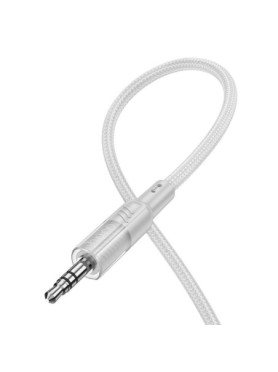 Hoco Καλώδιο 3.5mm male - 3.5mm male Γκρι 1.2m (UPA27)