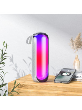 Borofone BR44 Ηχείο Bluetooth 5W με Ραδιόφωνο και Διάρκεια Μπαταρίας έως 2 ώρες Γκρι