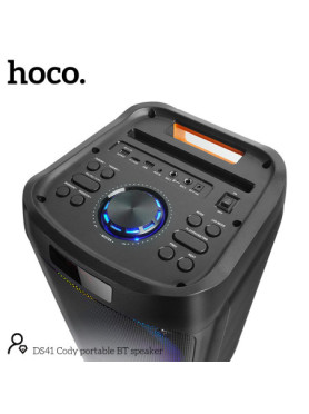 Hoco Σύστημα Karaoke με Ασύρματo Μικρόφωνo DS41 Cody σε Μαύρο Χρώμα