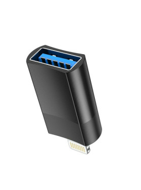 Hoco UA17 Μετατροπέας Lightning male σε USB-C female 1τμχ