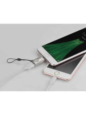 Hoco Μετατροπέας micro USB male σε USB-A female Ασημί (HOC-UA10m-S)