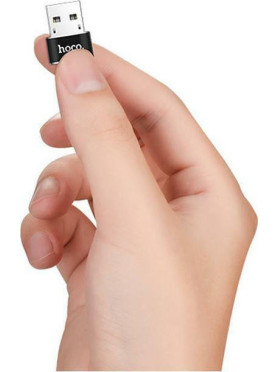 Hoco UA6 Μετατροπέας USB-A male σε USB-C female