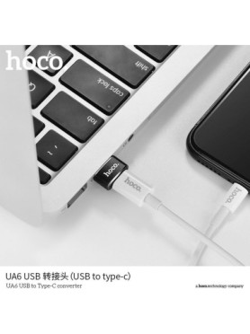 Hoco UA6 Μετατροπέας USB-A male σε USB-C female