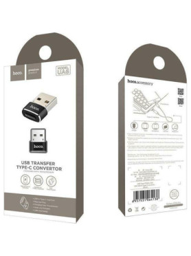 Hoco UA6 Μετατροπέας USB-A male σε USB-C female
