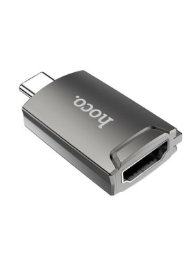 Hoco UA19 Μετατροπέας USB-C male σε HDMI female Γκρι