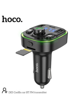 Hoco Φορτιστής Αυτοκινήτου Γρήγορης Φόρτισης με Θύρες: 2xUSB Μαύρο Χρώμα