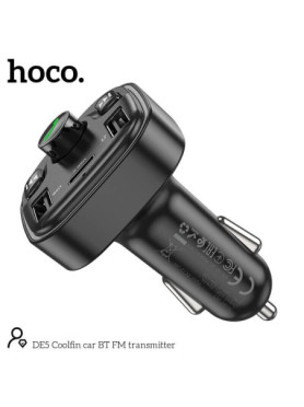 Hoco Φορτιστής Αυτοκινήτου Γρήγορης Φόρτισης με Θύρες: 2xUSB Μαύρο Χρώμα