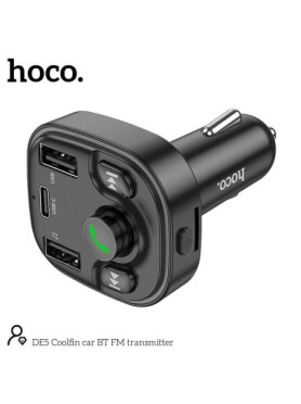Hoco Φορτιστής Αυτοκινήτου Γρήγορης Φόρτισης με Θύρες: 2xUSB Μαύρο Χρώμα
