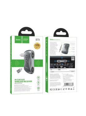 Hoco Bluetooth Αυτοκινήτου E73 για το Ηχοσύστημα (AUX / Audio Receiver)