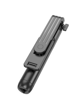 Borofone BY11 Happy Selfie Stick Τρίποδο Κινητού με Bluetooth Μαύρο