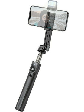 Hoco K15 Selfie Stick με Bluetooth Μαύρο