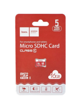 Hoco TF high speed microSDHC 16GB Class 10 U1 A1 UHS-I