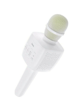 Hoco Ασύρματο Μικρόφωνο Karaoke BK5 Cantando σε Λευκό Χρώμα