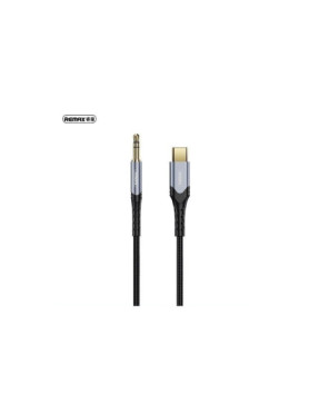 Remax RC-C015A Braided USB 2.0 Cable USB-C male - 3.5mm male Γκρι 1m