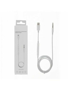 3.5mm to Lightning Cable Λευκό 1m (MH021)