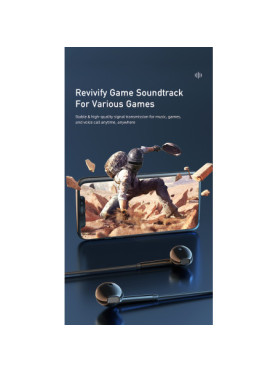 Awei PC-7T In-ear Handsfree με Βύσμα USB-C Μαύρο