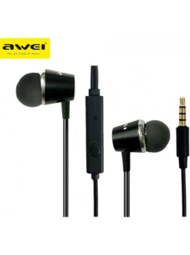 Awei PC-2 In-ear Handsfree με Βύσμα 3.5mm Μαύρο