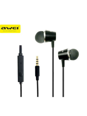 Awei PC-2 In-ear Handsfree με Βύσμα 3.5mm Μαύρο