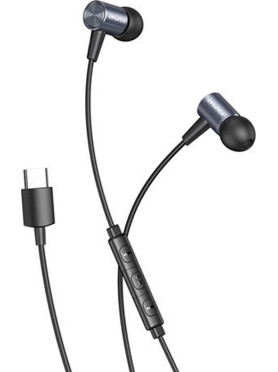 Awei TC-1 Type-C In-ear Handsfree με Βύσμα USB-C Μαύρο