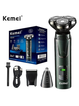 Kemei KM-2808 Ξυριστική Μηχανή Προσώπου Επαναφορτιζόμενη