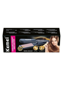 Kemei ΚΜ-2239 KM-2239 Πρέσα Μαλλιών με Κεραμικές Πλάκες 55W